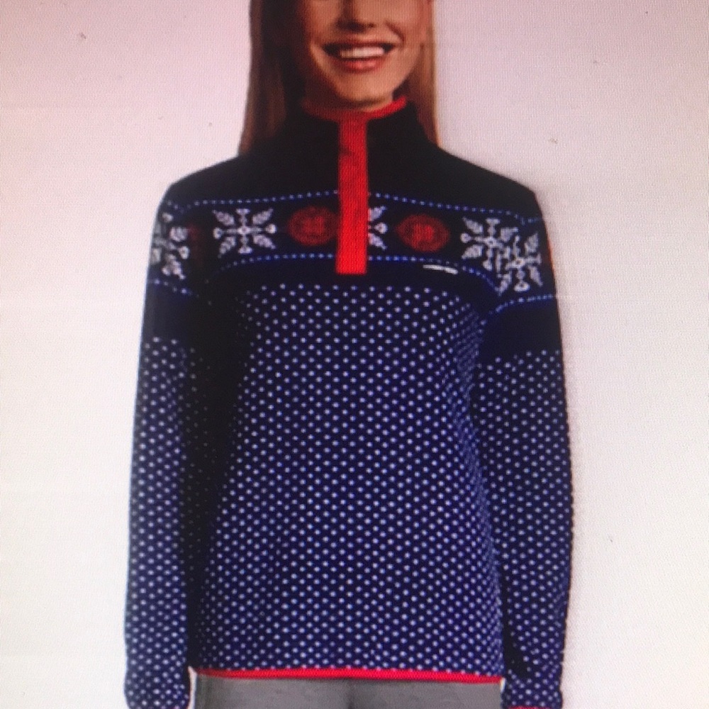 Navy Blue Kids Pea Coat with Red Accents